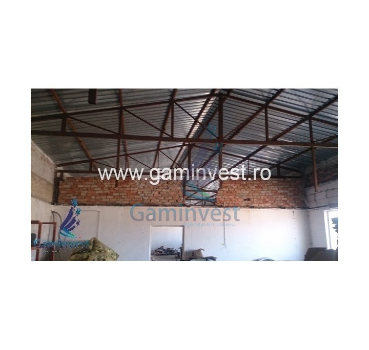 For sale: 4193 sqm land and 2 warehouses near Lazu, 30 km from Constanta, Romania