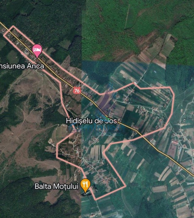 Land for sale in Hidiselu de Jos, near Oradea, Romania