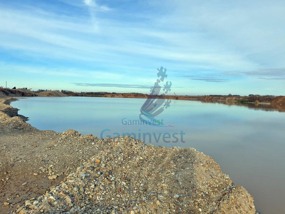 Gravel pit for sale with equipment, Oradea, Bihor county, Romania