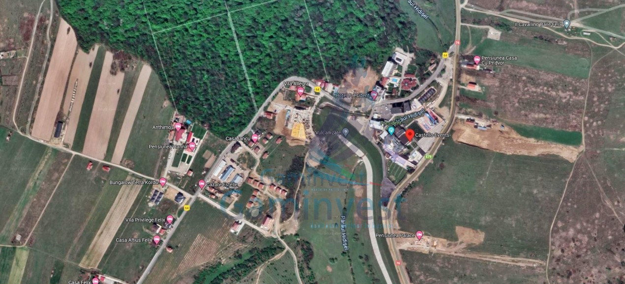 Urban land for sale, 2 minutes from Baile Felix, Bihor