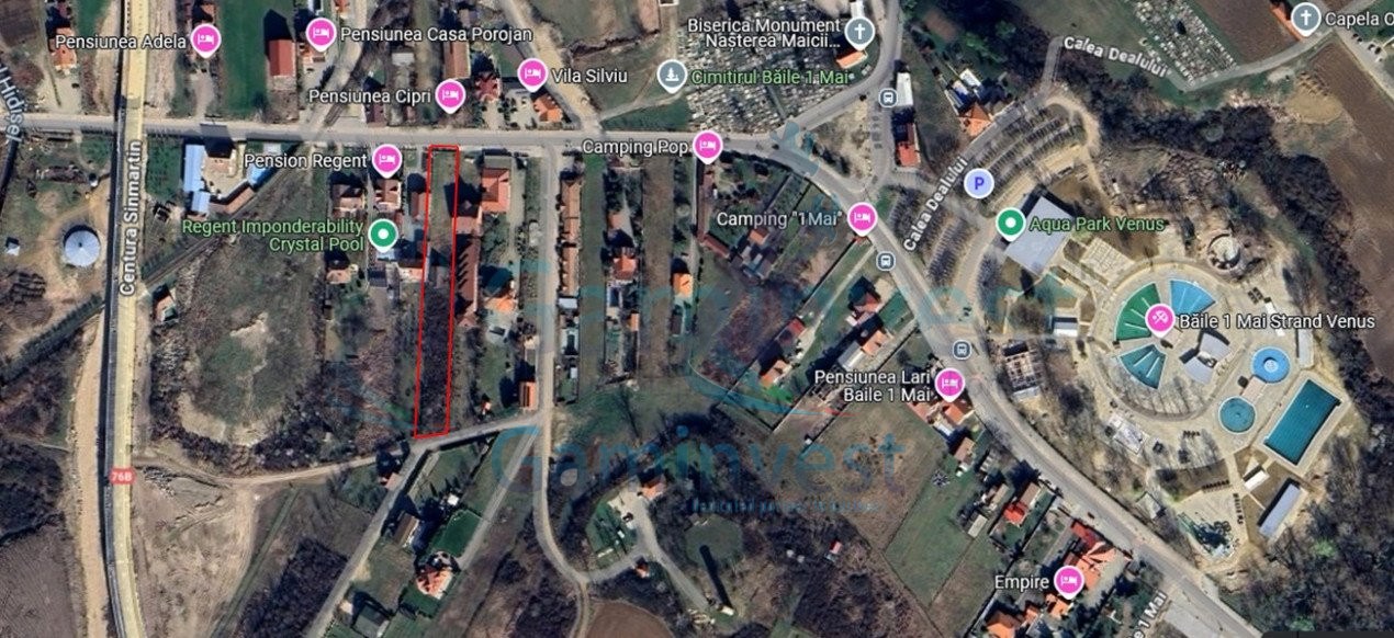 Casa si teren de vanzare, la 400 m de Aqua Park, Baile 1 Mai