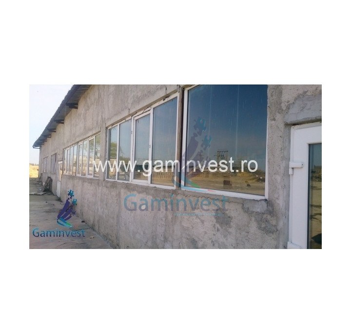 For sale: 4193 sqm land and 2 warehouses near Lazu, 30 km from Constanta, Romania
