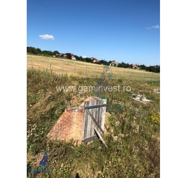Teren de vanzare cu fundatie si pivnita, Cetariu, Bihor