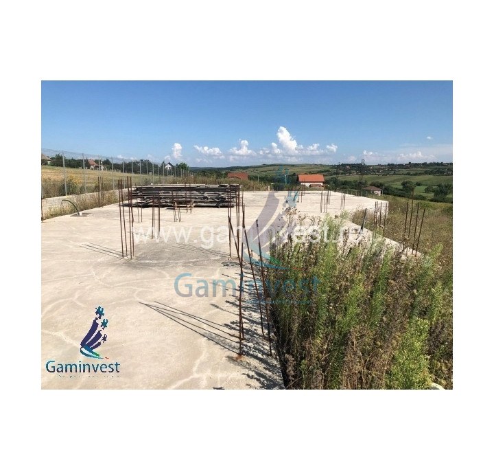 Land for sale with foundation and cellar, Cetariu, Bihor